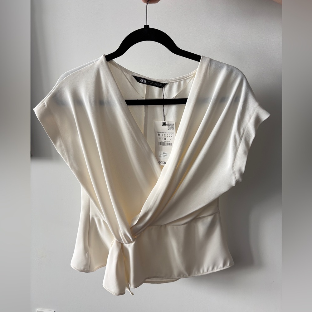 Zara wrap top